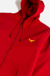 Premium Fleece Zip Hoodie - Maroon